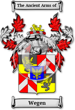 Wegen Family Crest Download (jpg) Legacy Series - 150 DPI