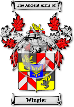 Wingler Family Crest Download (jpg) Legacy Series - 150 DPI