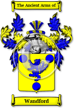 Wandford Family Crest Download (jpg) Legacy Series - 150 DPI