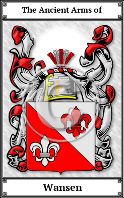 Wansen Family Crest Download (JPG)  Book Plated - 150 DPI