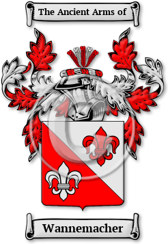 Wannemacher Family Crest Download (JPG) Legacy Series - 600 DPI