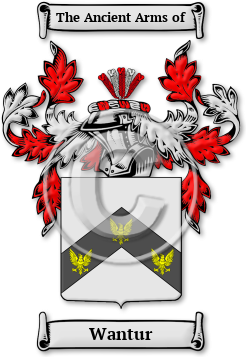 Wantur Family Crest Download (jpg) Legacy Series - 150 DPI