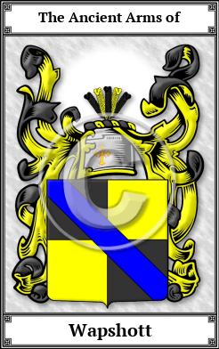Wapshott Family Crest Download (JPG)  Book Plated - 150 DPI