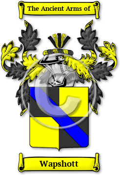 Wapshott Family Crest Download (jpg) Legacy Series - 150 DPI