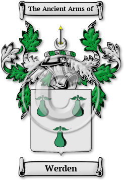 Werden Family Crest Download (jpg) Legacy Series - 150 DPI
