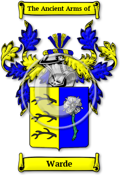 Warde Family Crest Download (jpg) Legacy Series - 150 DPI