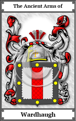Wardhaugh Family Crest Download (JPG)  Book Plated - 150 DPI