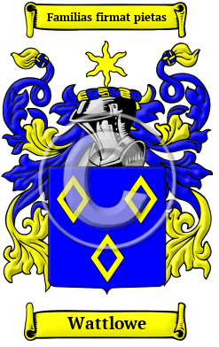 Wattlowe Family Crest/Coat of Arms