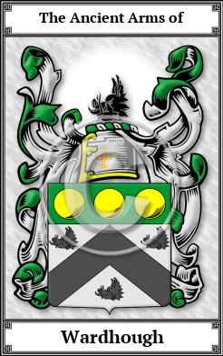 Wardhough Family Crest Download (JPG)  Book Plated - 150 DPI