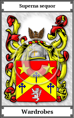 Wardrobes Family Crest Download (JPG)  Book Plated - 150 DPI