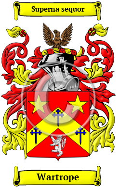 Wartrope Family Crest/Coat of Arms