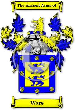 Ware Family Crest Download (jpg) Legacy Series - 150 DPI