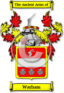 Warham Family Crest Download (jpg) Legacy Series - 150 DPI