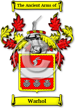 Warhol Family Crest Download (jpg) Legacy Series - 150 DPI