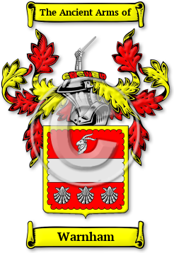 Warnham Family Crest Download (JPG) Legacy Series - 600 DPI