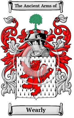 Wearly Family Crest/Coat of Arms