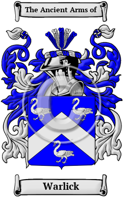 Warlick Family Crest/Coat of Arms
