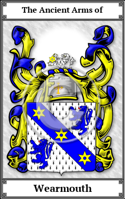 Wearmouth Family Crest Download (JPG)  Book Plated - 150 DPI