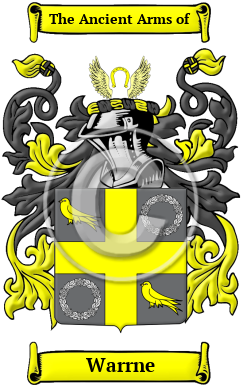 Warrne Family Crest Download (JPG) Heritage Series - 600 DPI