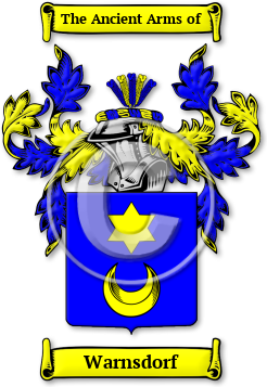 Warnsdorf Family Crest Download (jpg) Legacy Series - 150 DPI