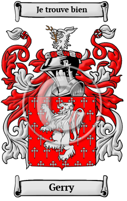 Gerry Family Crest Download (JPG) Heritage Series - 600 DPI