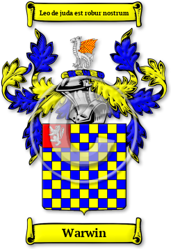 Warwin Family Crest Download (JPG) Legacy Series - 600 DPI