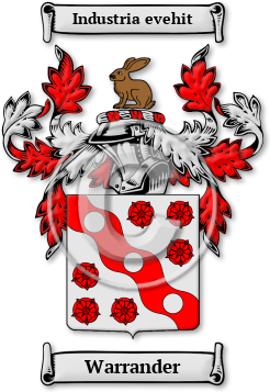 Warrander Family Crest Download (jpg) Legacy Series - 150 DPI