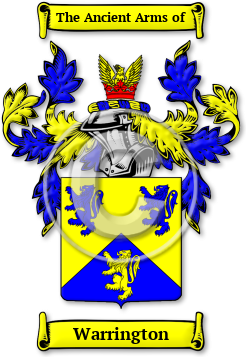 Warrington Family Crest Download (jpg) Legacy Series - 150 DPI