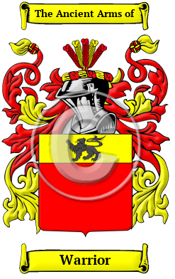 Warrior Family Crest Download (JPG) Heritage Series - 600 DPI