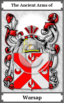 Warsap Family Crest Download (JPG)  Book Plated - 150 DPI