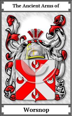 Worsnop Family Crest Download (JPG)  Book Plated - 150 DPI