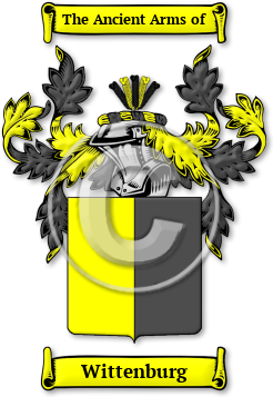 Wittenburg Family Crest Download (jpg) Legacy Series - 150 DPI