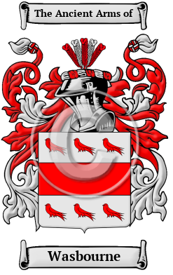 Wasbourne Family Crest/Coat of Arms