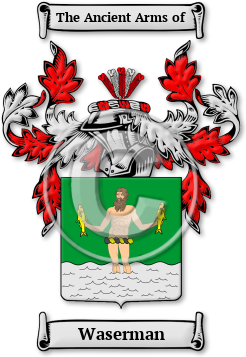 Waserman Family Crest Download (JPG) Legacy Series - 600 DPI