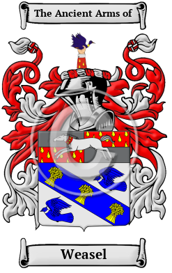 Weasel Family Crest Download (JPG) Heritage Series - 600 DPI