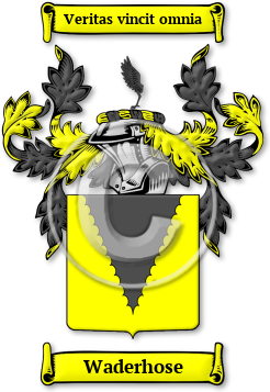 Waderhose Family Crest Download (jpg) Legacy Series - 150 DPI