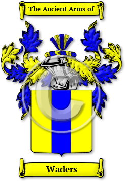 Waders Family Crest Download (jpg) Legacy Series - 150 DPI