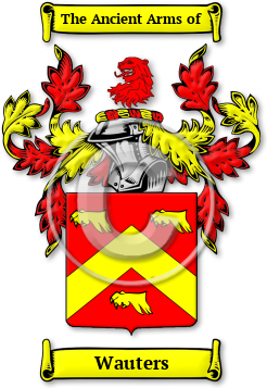 Wauters Family Crest Download (jpg) Legacy Series - 150 DPI