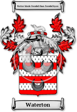 Waterton Family Crest Download (JPG) Legacy Series - 600 DPI