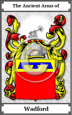 Wadford Family Crest Download (JPG)  Book Plated - 150 DPI