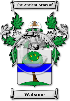 Watsone Family Crest Download (jpg) Legacy Series - 150 DPI