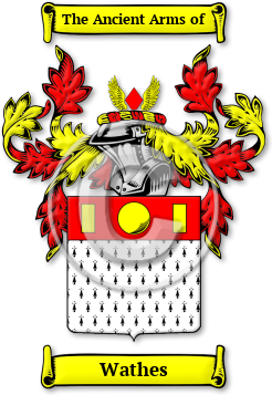 Wathes Family Crest Download (jpg) Legacy Series - 150 DPI