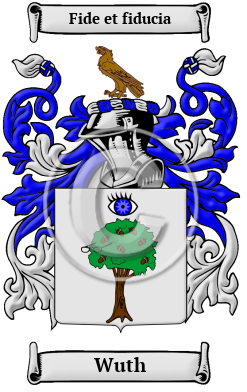 Wuth Family Crest Download (jpg) Heritage Series - 150 DPI