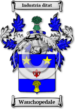 Wauchopedale Family Crest Download (jpg) Legacy Series - 150 DPI