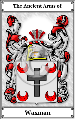 Waxman Family Crest Download (JPG)  Book Plated - 150 DPI