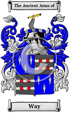 Way Family Crest Download (JPG) Heritage Series - 300 DPI