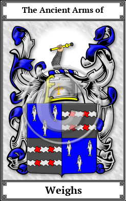 Weighs Family Crest Download (JPG)  Book Plated - 150 DPI