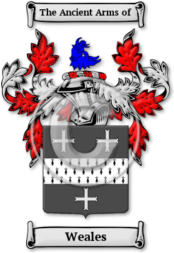 Weales Family Crest Download (jpg) Legacy Series - 150 DPI