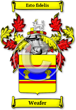 Weafer Family Crest Download (jpg) Legacy Series - 150 DPI