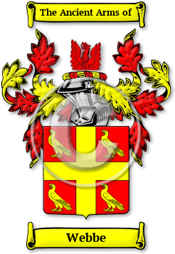 Webbe Family Crest Download (jpg) Legacy Series - 150 DPI